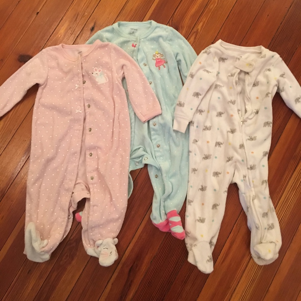 Carter infant snap pajamas 6 months